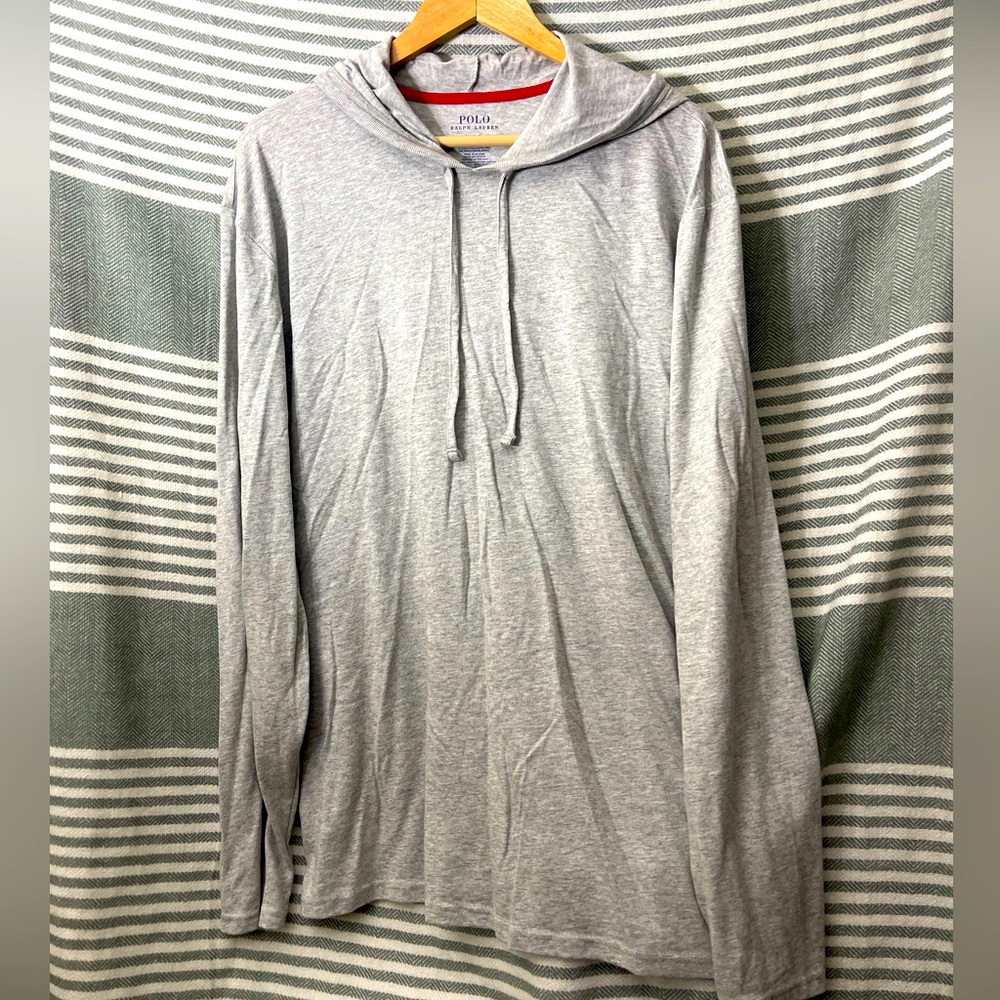 Polo Ralph‎ Lauren Men’s Pima Cotton PullOver Gray Sweatshirt Size Large